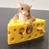 Мышонок в сыре, силиконовая форма 3D