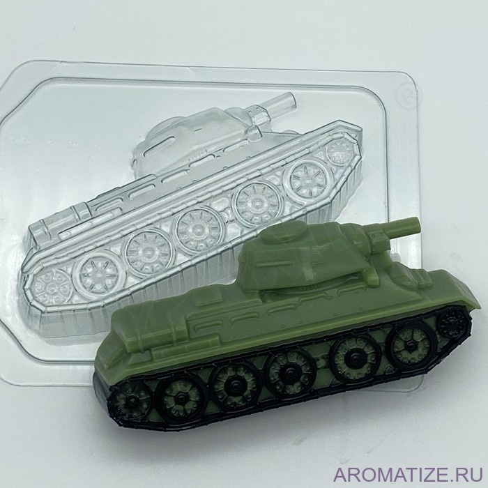 Танк Т-34 бок, форма пластик 