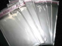 Пакет прозрачный с липким краем 18*23+4, 10 шт