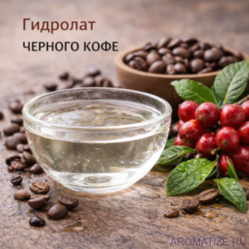Кофе черного гидролат, 100 мл Гидролат кофе черного 100 мл. Производится из натуральных кофейных зерен. Имеет соответствующий аромат. 
Производство Росси. 