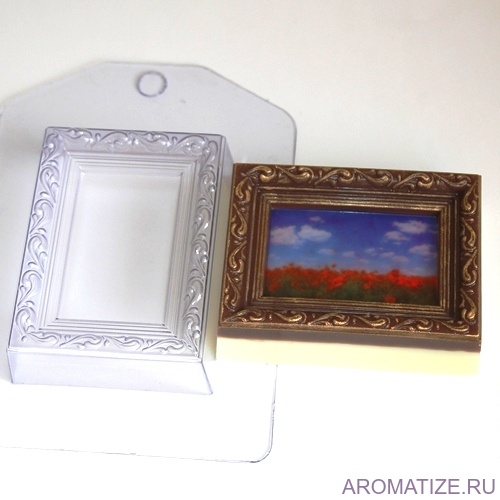 Рамка прямоугольная, форма пластиковая