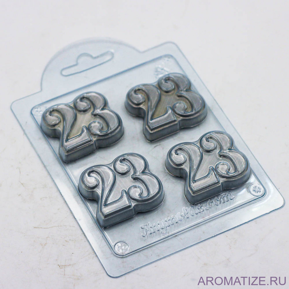 23 цифры мини, форма пластик